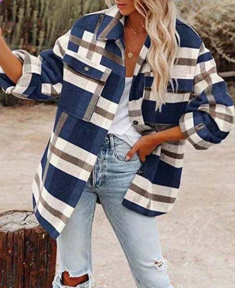 Amy Plaid Blouse