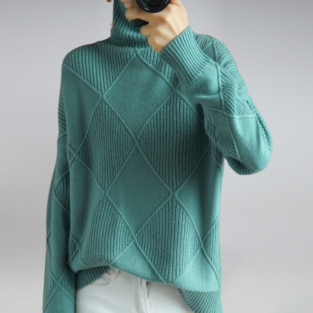 Adele | Cashmere Turtleneck Sweater