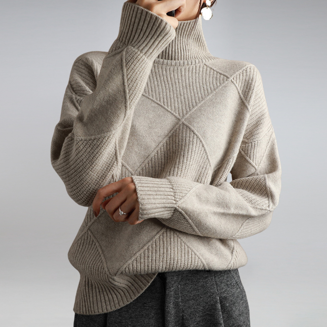 Adele | Cashmere Turtleneck Sweater