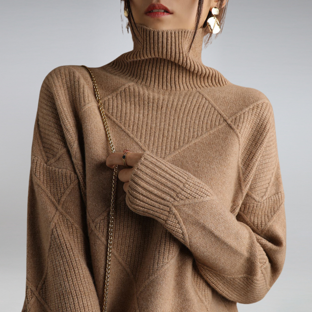 Adele | Cashmere Turtleneck Sweater