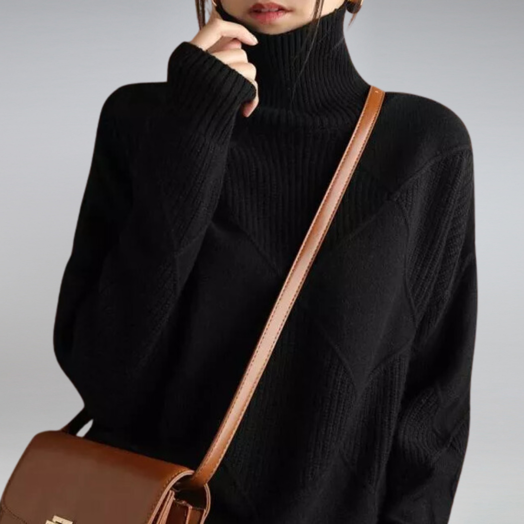 Adele | Cashmere Turtleneck Sweater
