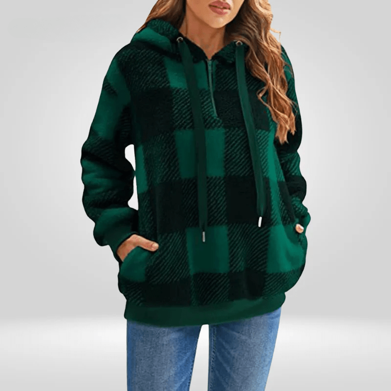 Amanda - Elegant Half-Zip Sweater