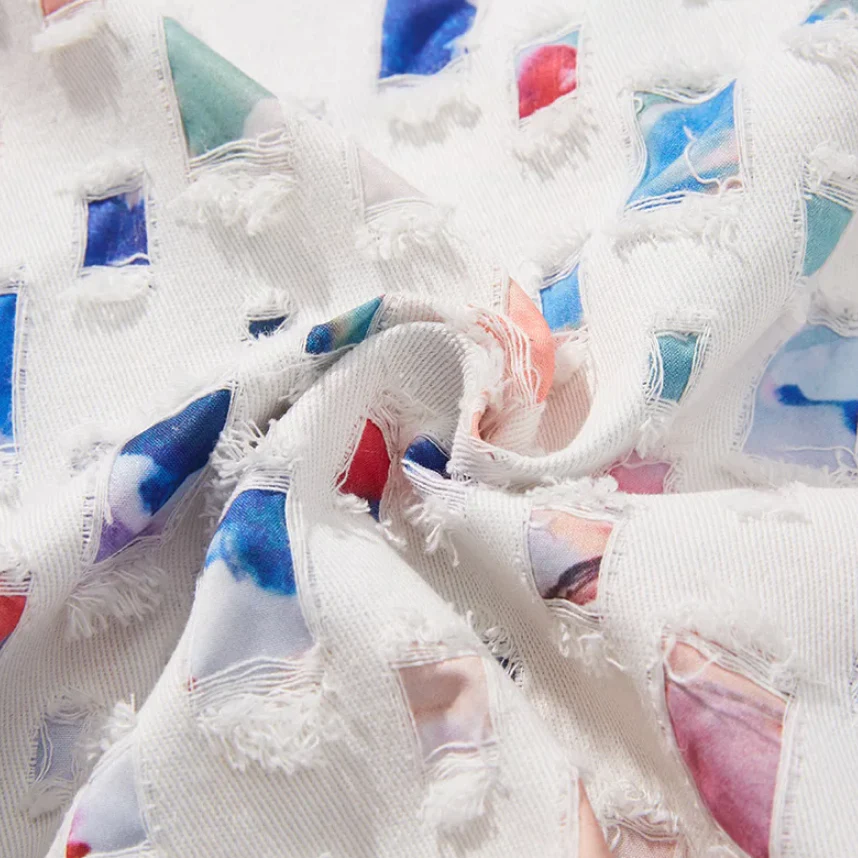 CHÉVALIER® FRAYED DENIM SHIRT
