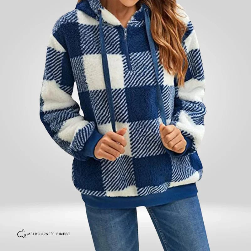 Amanda - Elegant Half-Zip Sweater