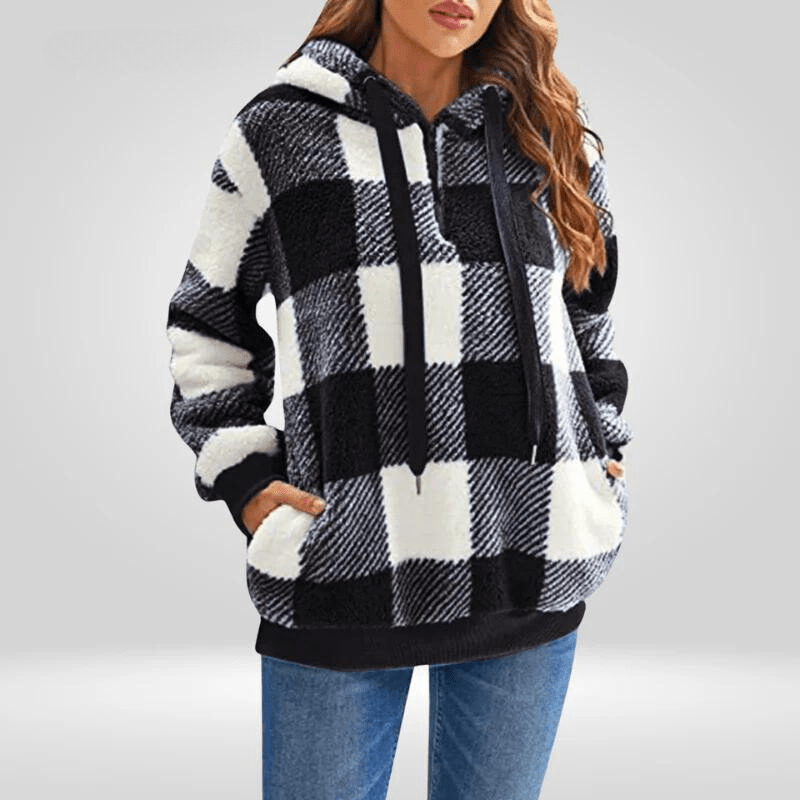 Amanda - Elegant Half-Zip Sweater