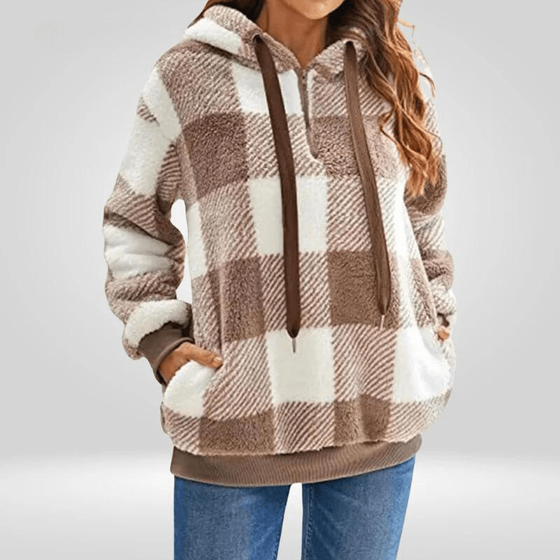 Amanda - Elegant Half-Zip Sweater