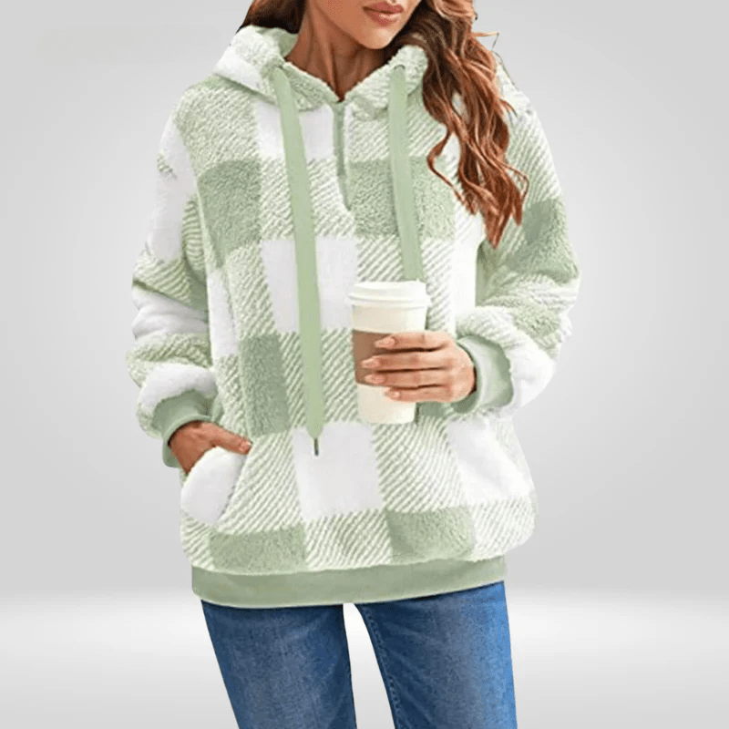 Amanda - Elegant Half-Zip Sweater