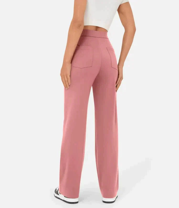 ALLISON | HIGH-WAISTED ELASTIC CASUAL PANTS