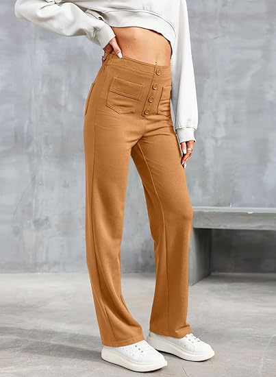 ALLISON | HIGH-WAISTED ELASTIC CASUAL PANTS