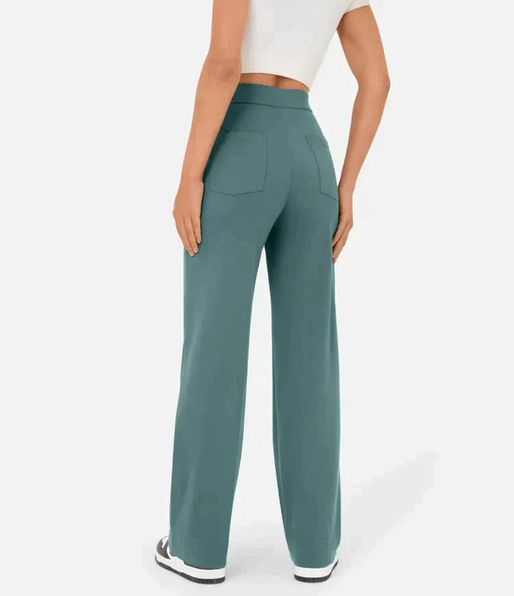 ALLISON | HIGH-WAISTED ELASTIC CASUAL PANTS