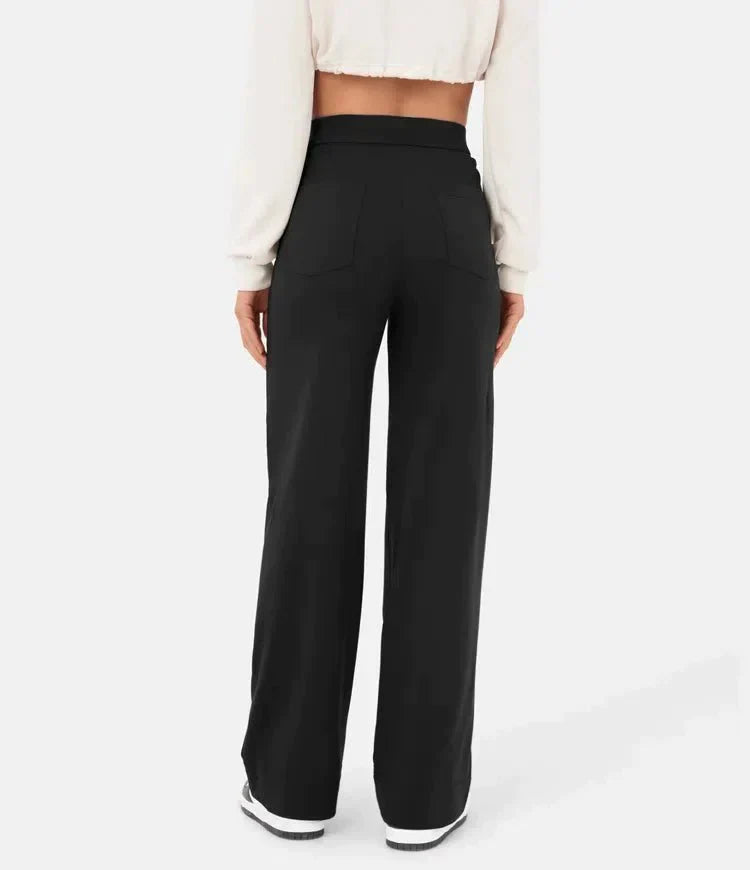 ALLISON | HIGH-WAISTED ELASTIC CASUAL PANTS