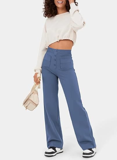 ALLISON | HIGH-WAISTED ELASTIC CASUAL PANTS