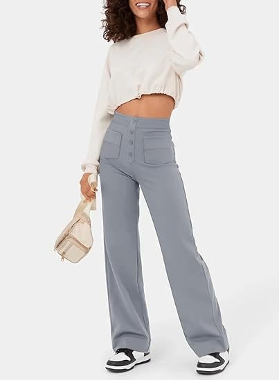 ALLISON | HIGH-WAISTED ELASTIC CASUAL PANTS